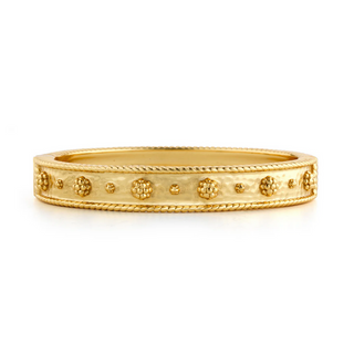 Capucine De Wulf Berry Classic Hinged Bangle / Gold