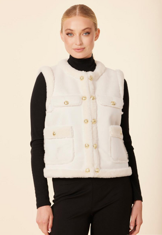 Dolce Cabo Coco Faux Shearling Vest