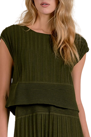 Elan Olive Dress