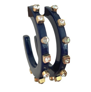 CITY GIRL JEWEL HOOP LARGE- MULTIPLE COLORS
