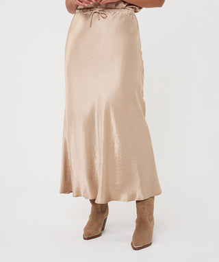 Esqualo Maxi Skirt in Sand