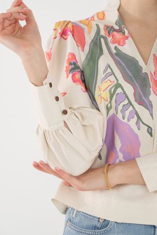 Emily Mccarthy Hampton Top - Botanical Muse