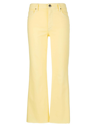 Kut From The Kloth Kelsey High Rise Ankle Flare With Raw Hem