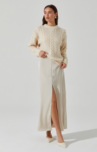 ASTR Vitella Skirt / Ecru