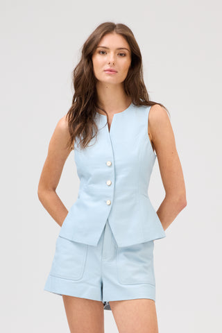 Allison Oliver Leather Vest