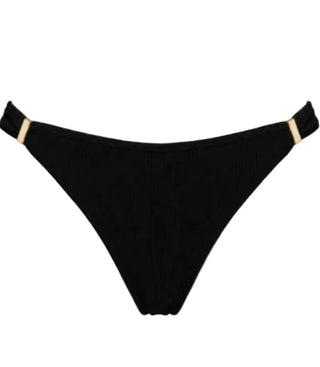 Love & Bikinis Paris Gold Sliders Full Coverage Bikini Bottom