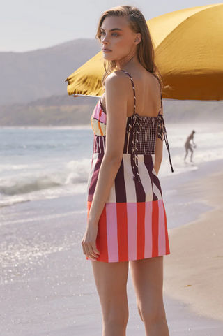 English Factory Sorbet Stripe Mini Dress
