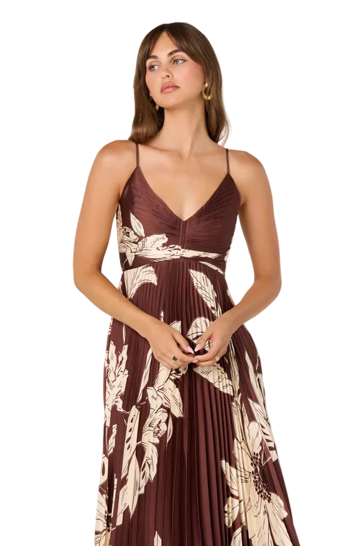 ASTR the Label Clea Dress in Brown