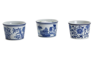 Two's Company Chinoiserie Incognito Deli Container Holder / Multiple