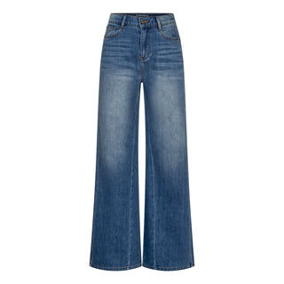 Esqualo Trousers Flair Panels Denim