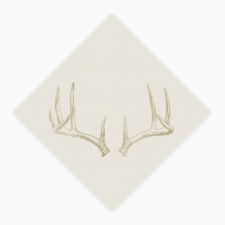 Monkee Collection Ivory Antler Napkin Set