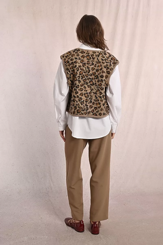 Molly Bracken Ladies Woven Sleeveless Jacket