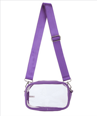 Monkee's Jewelry and ACC Camera Bag Style Clear Crossbody