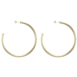 Sheila Fajl Everybody's Favorite Hoops Brushed Gold