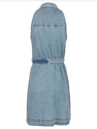 Kut Eileen - Halter Denim Dress W/Belt