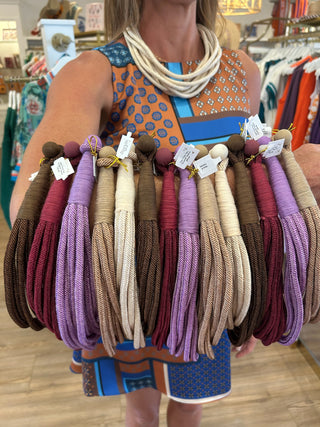 Two Forty Two "Original" Slub 8-Strand Necklace / Multiple Color Options