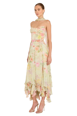 Amanda Uprichard Monterey Dress With Scarf