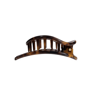 Teleties Tortoise | Medium | Flat Circle Hair Clip - Tortoise