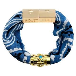 Monkee Collection Bandana Bracelet - Denim