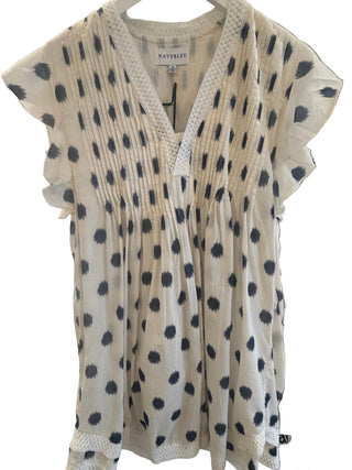 Navy Bleu Eden Dress - Navy Dot