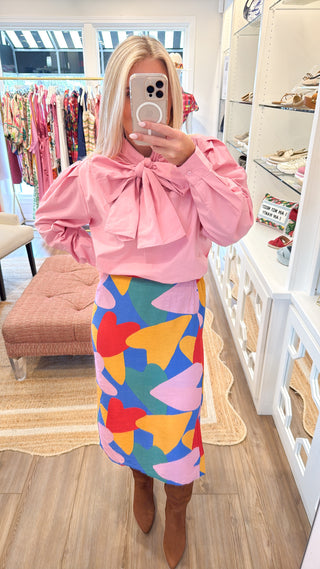 Compania Fantastica Pink Blouse
