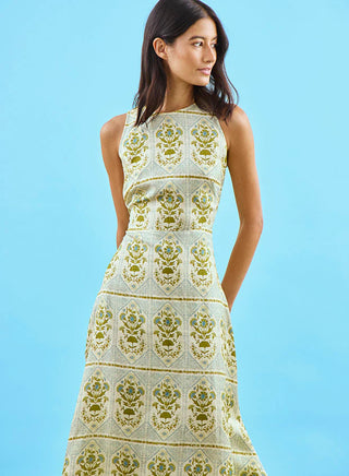 Hunter Bell Faith Dress Green Trellis / 4 Hunter Bell Faith Dress Green Trellis / 4
