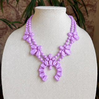 Rahya Jewelry Night Bloom Necklace in Lavender