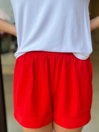 Joy Joy Red Shorts