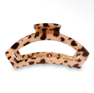Teleties Open Hair Clip | Large | Blonde Tortoise