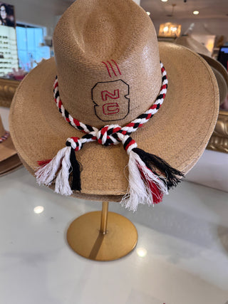 Tipsy Threads Natural Palm Gameday Hats / Multiple Options