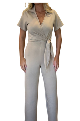 Spanx Airessentials® Collared Tie-waist Jumpsuit