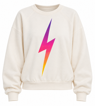 Aviator Nation Bolt Fade - Crew Sweatshirt Relaxed