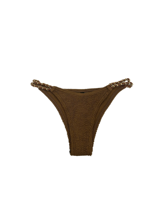 Love & Bikinis Sydney Gold Chains Cheeky Bikini Bottom