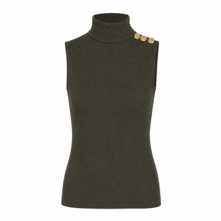 L'Agence Ceci Slvless Turtle Neck