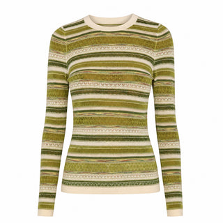 Love The Label Andrea Space Dyed Knit Top