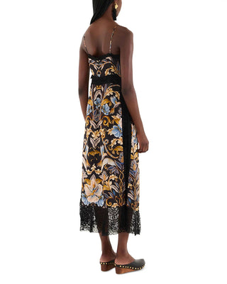 Farm Rio Snake Garden Midi Dress