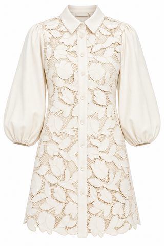 Dolce Cabo Vegan Leather Floral Dress