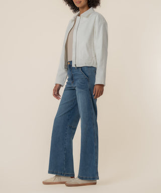 Kut Dylan - Zip Front Jacket With Pleat Detail