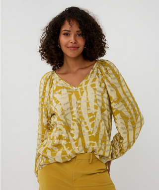 Esqualo Golden Zebra Blouse