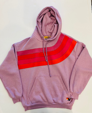 Aviator Nation Wave Stripe 4 - Pullover Hoodie Relaxed