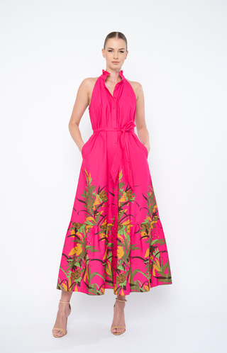 Flora Bea Pink Safari Sundress