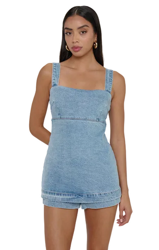 Mumu Rio Romper in Monsoon