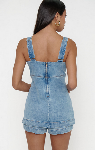 Mumu Rio Romper in Monsoon