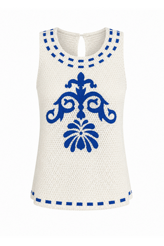 Anna Cate Brennen Top in Ivory