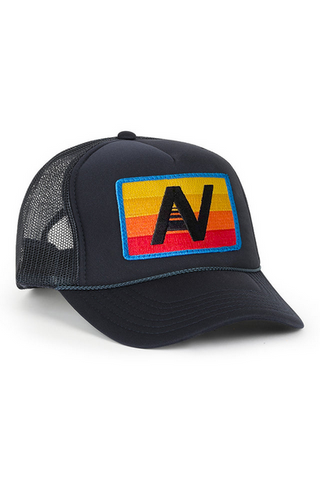 Aviator Nation Logo Rainbow Vintage Trucker Hat