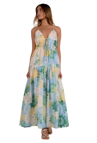 elan crochet maxi dress Elan Strapless Crochet Maxi Dress Size XS New