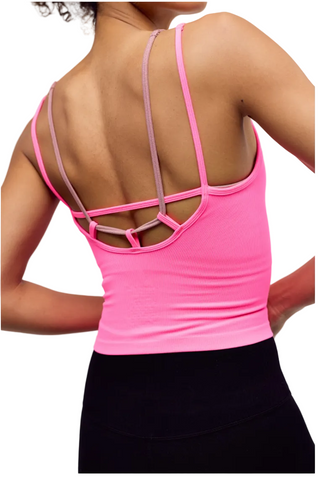 FP All Clear Coastline Cami, Hot Pink Combo