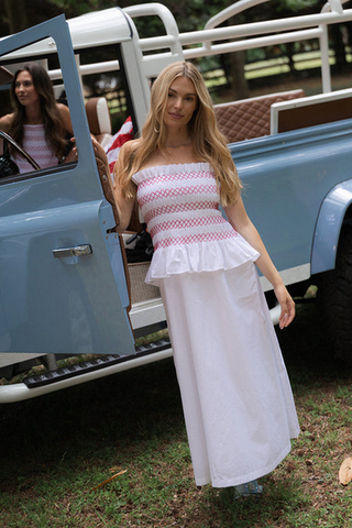Alden Adair Caroline Dress in Bright White