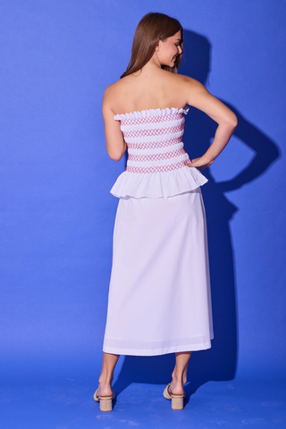 Alden Adair Caroline Dress in Bright White