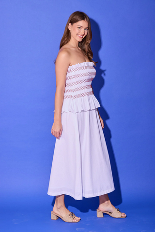 Alden Adair Caroline Dress in Bright White